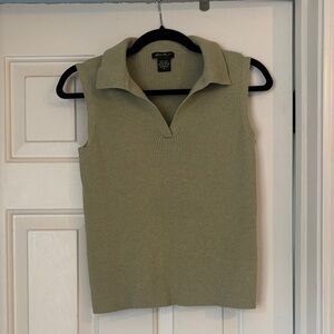 Eddie Bauer Olive Ribbed Tank Top